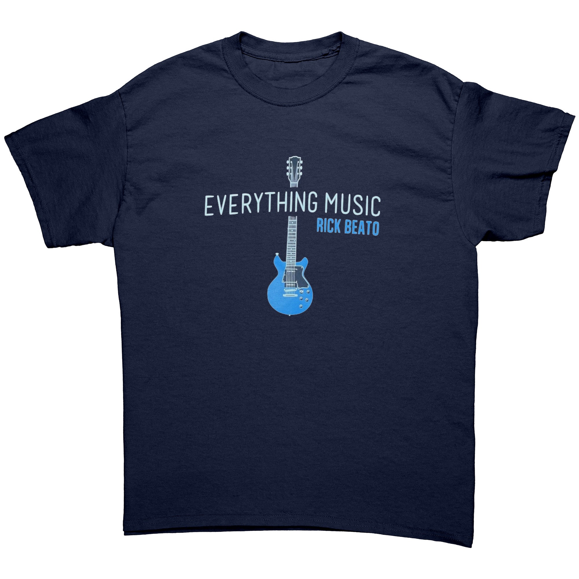 Navy "Rick Beato - Guitar" T-Shirt